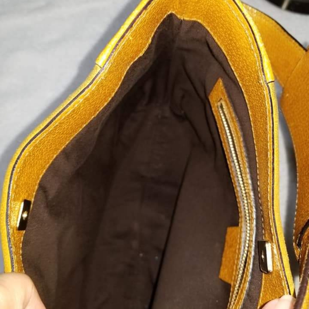Gucci Mustard Suede and Leather Hasler Horsebit Sh - Picture 12 of 16